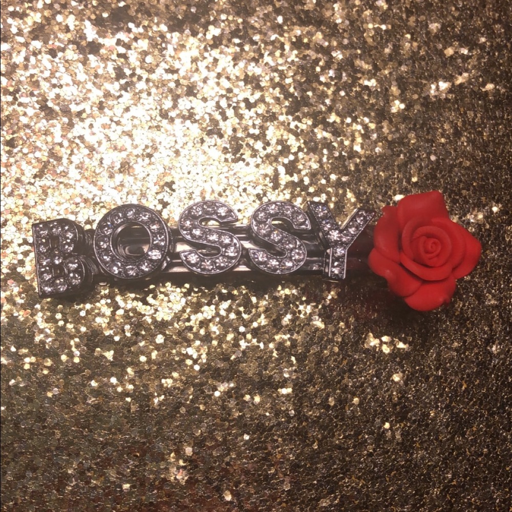 Custom rhinestone hair clips